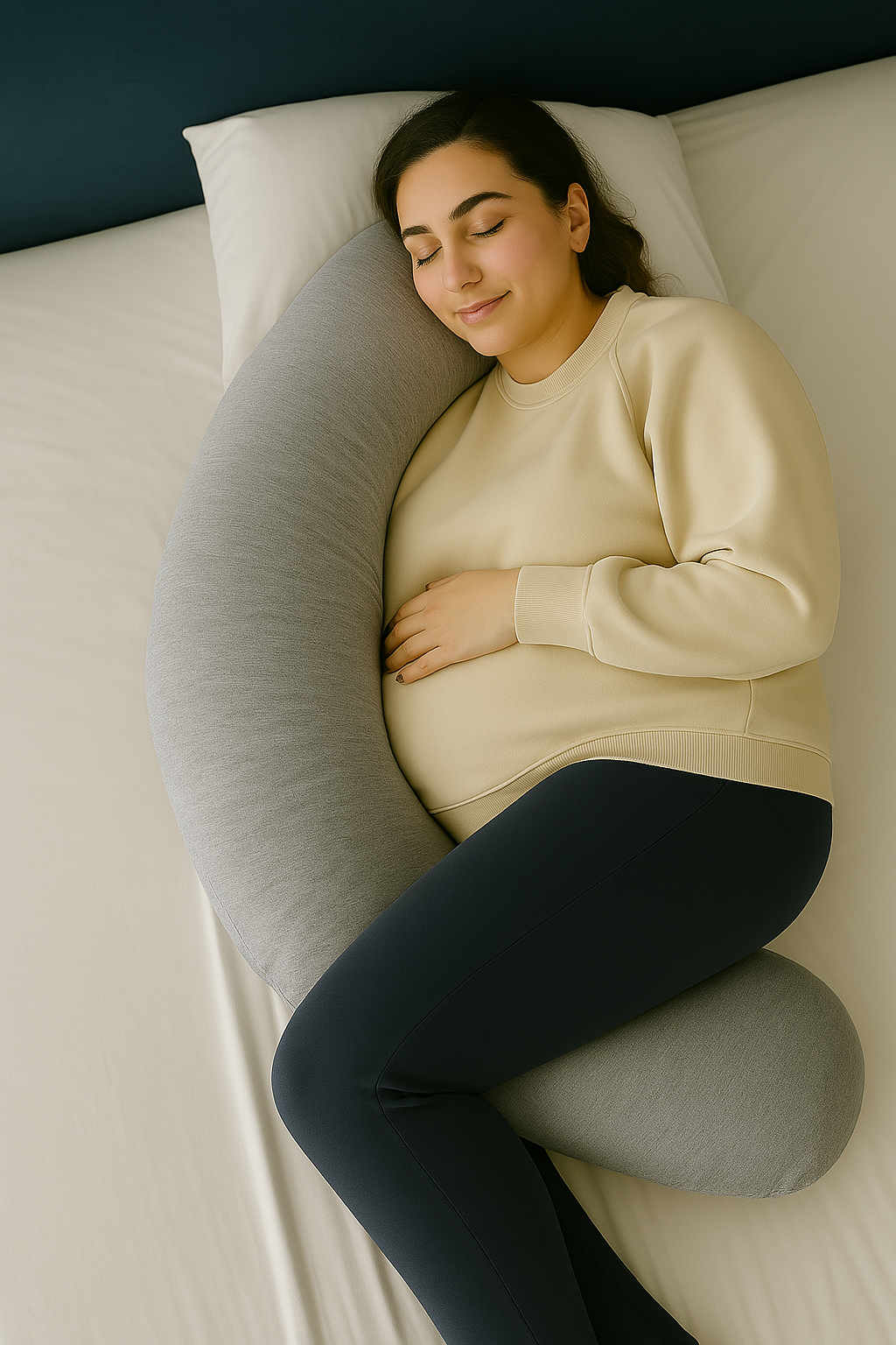 Coussin de grossesse Gris