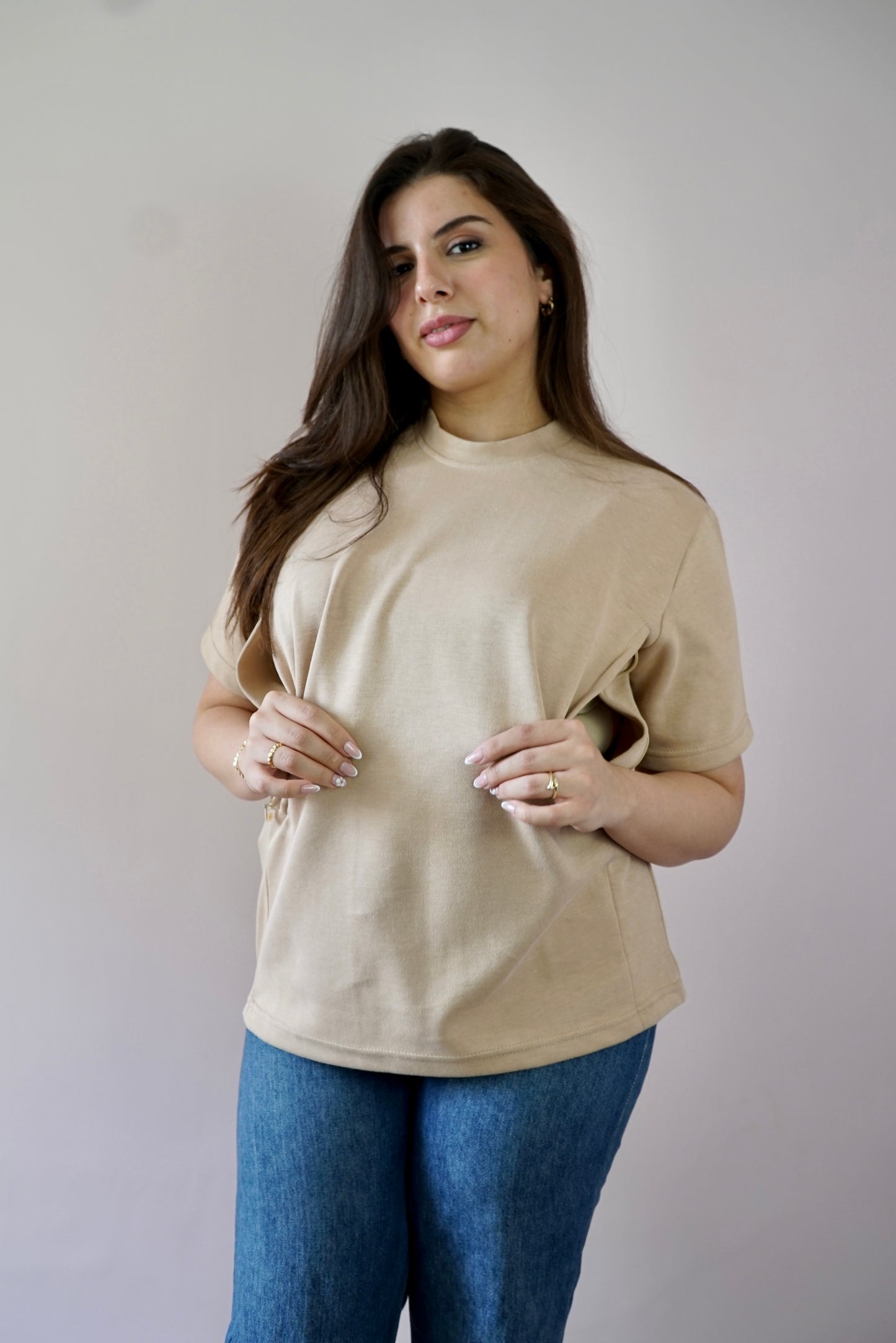 T-Shirt d'allaitement Camel