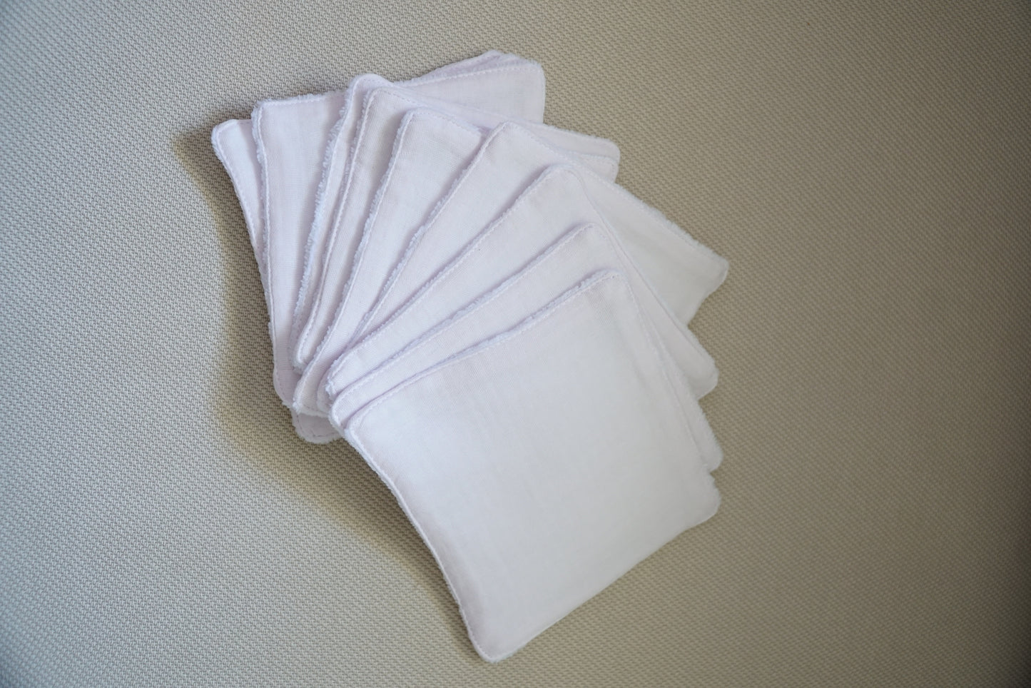 Pack 8 Lingettes Lavables Gaze Rose