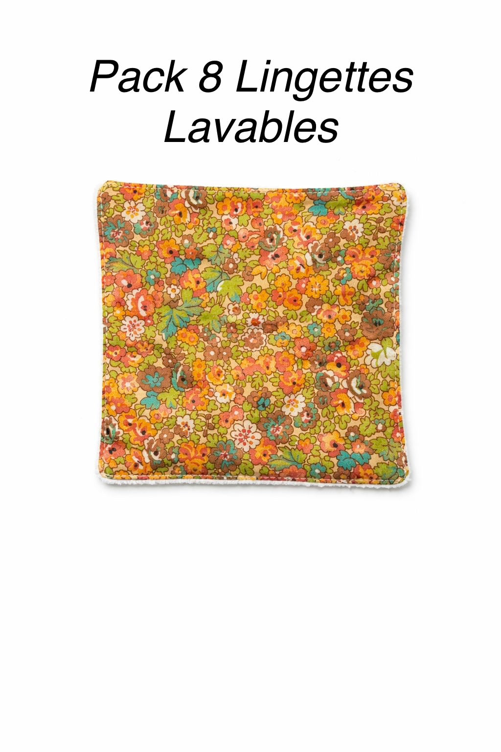 Pack 8 Lingettes Liberty Emma Orange
