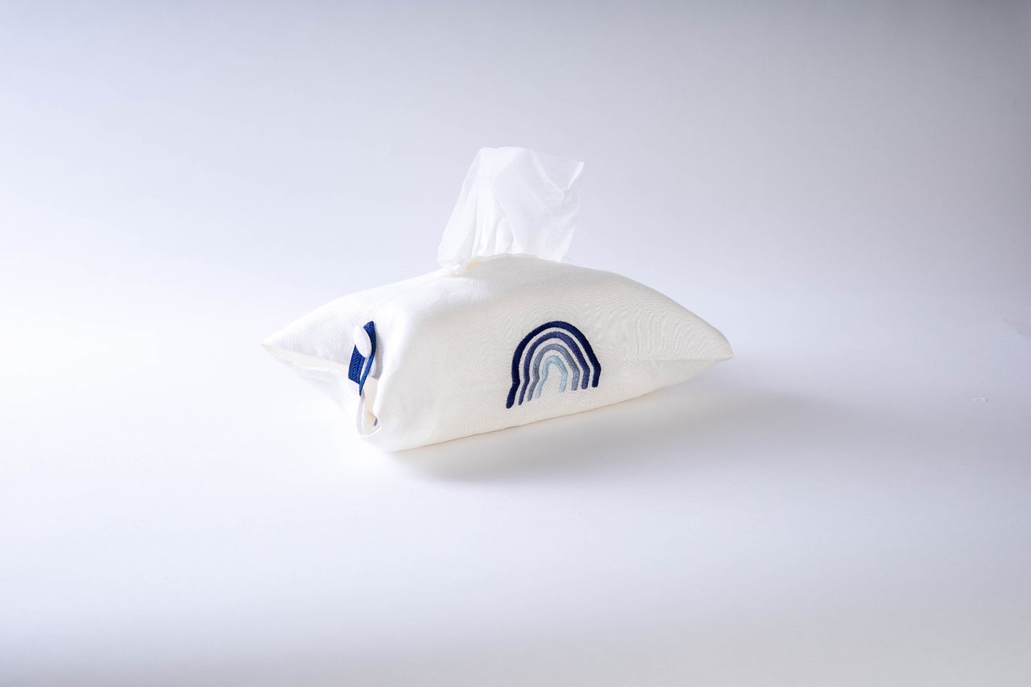 Housse boite de mouchoir - Bleu