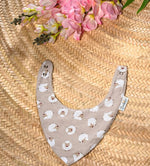 Bavoir Bandana - Mouton beige 3