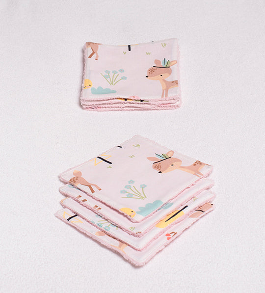 8 Lingettes Lavables Bambi
