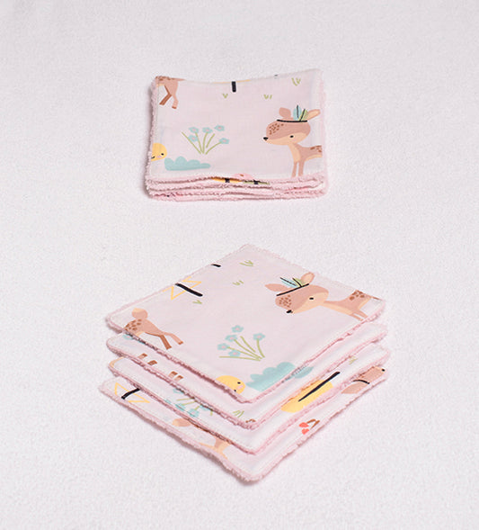 8 Lingettes Lavables Bambi