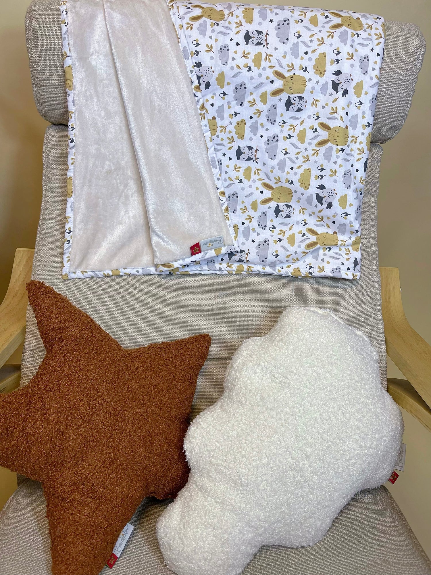 Couverture Lapinou 80x100 cm arrière Polaire