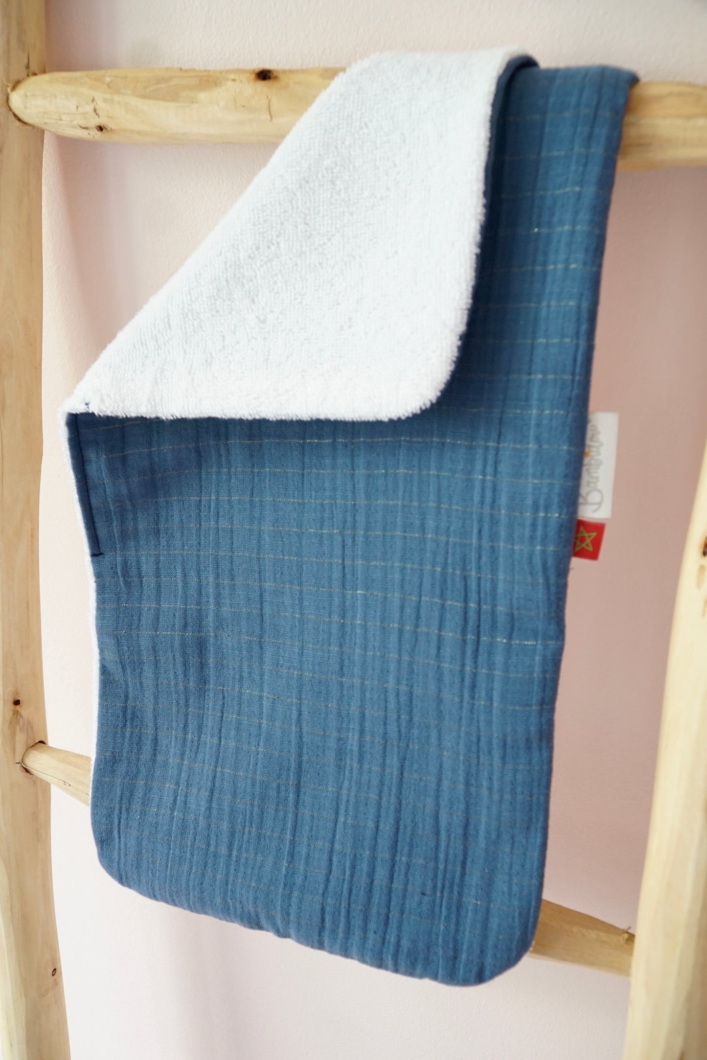 Serviette de Rot Bavoir d'épaule Bleu Marine