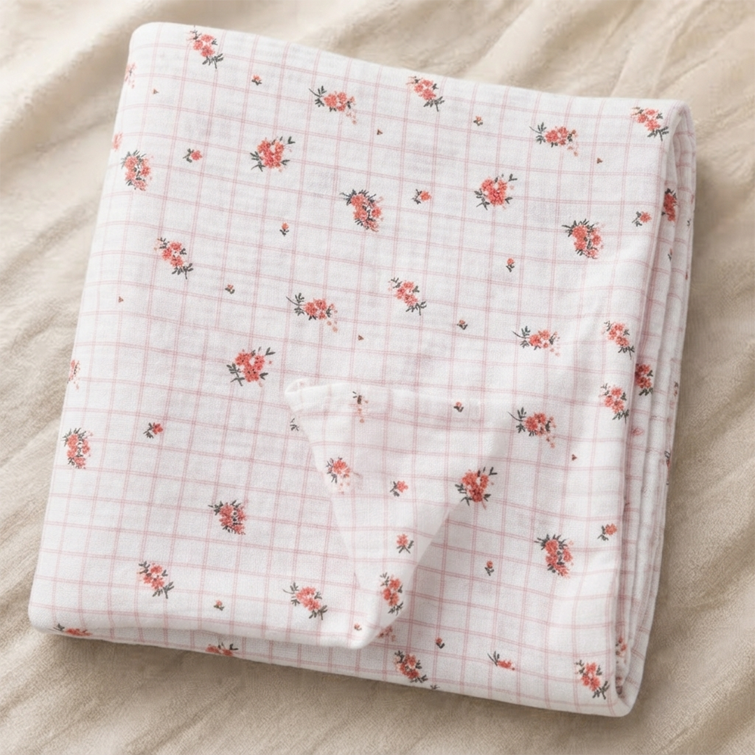 Maxi lange 100 x 100 cm Bégonia Rouge