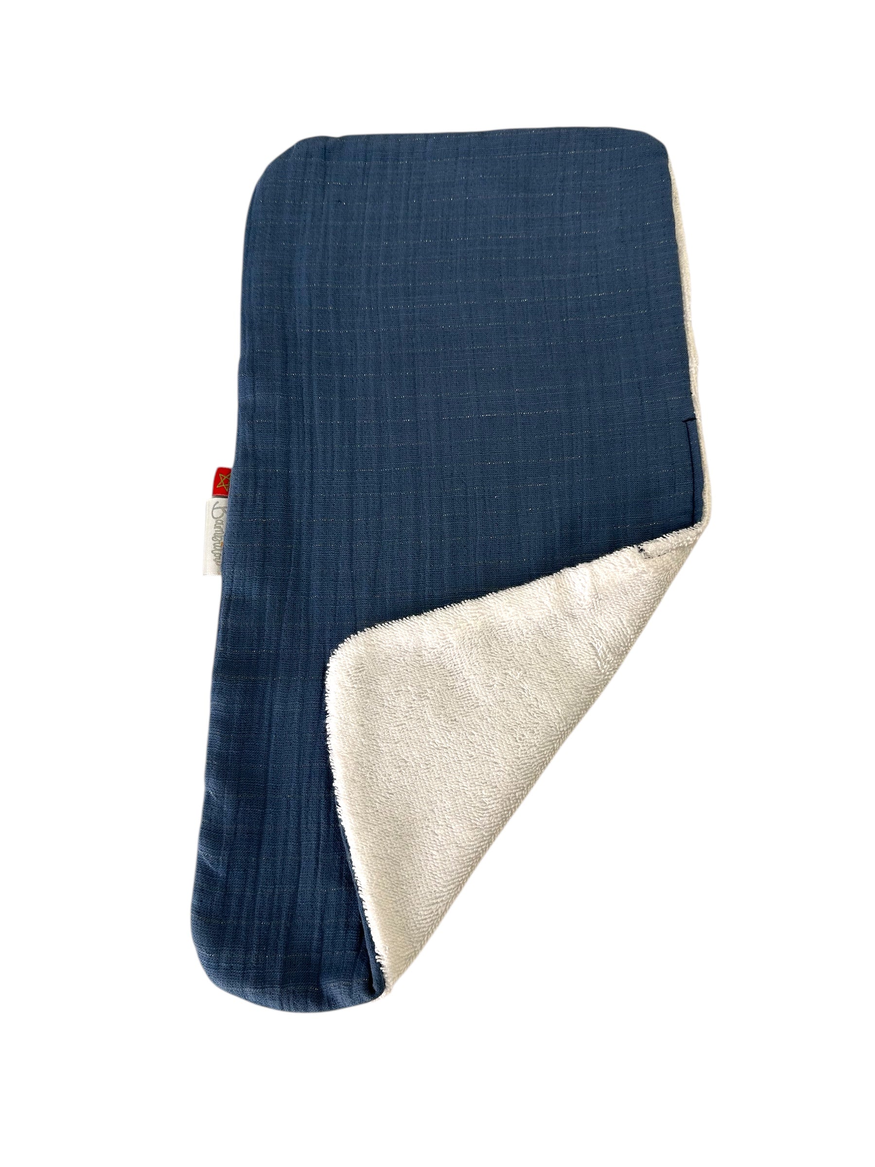 Serviette de Rot Bavoir d'épaule Bleu Marine