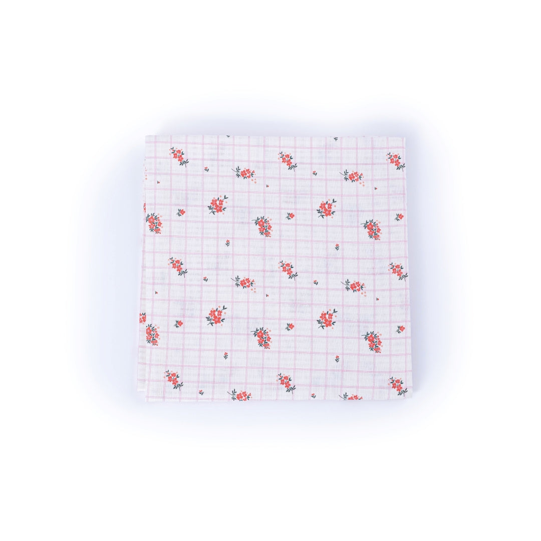 Maxi lange 100 x 100 cm Bégonia Rouge