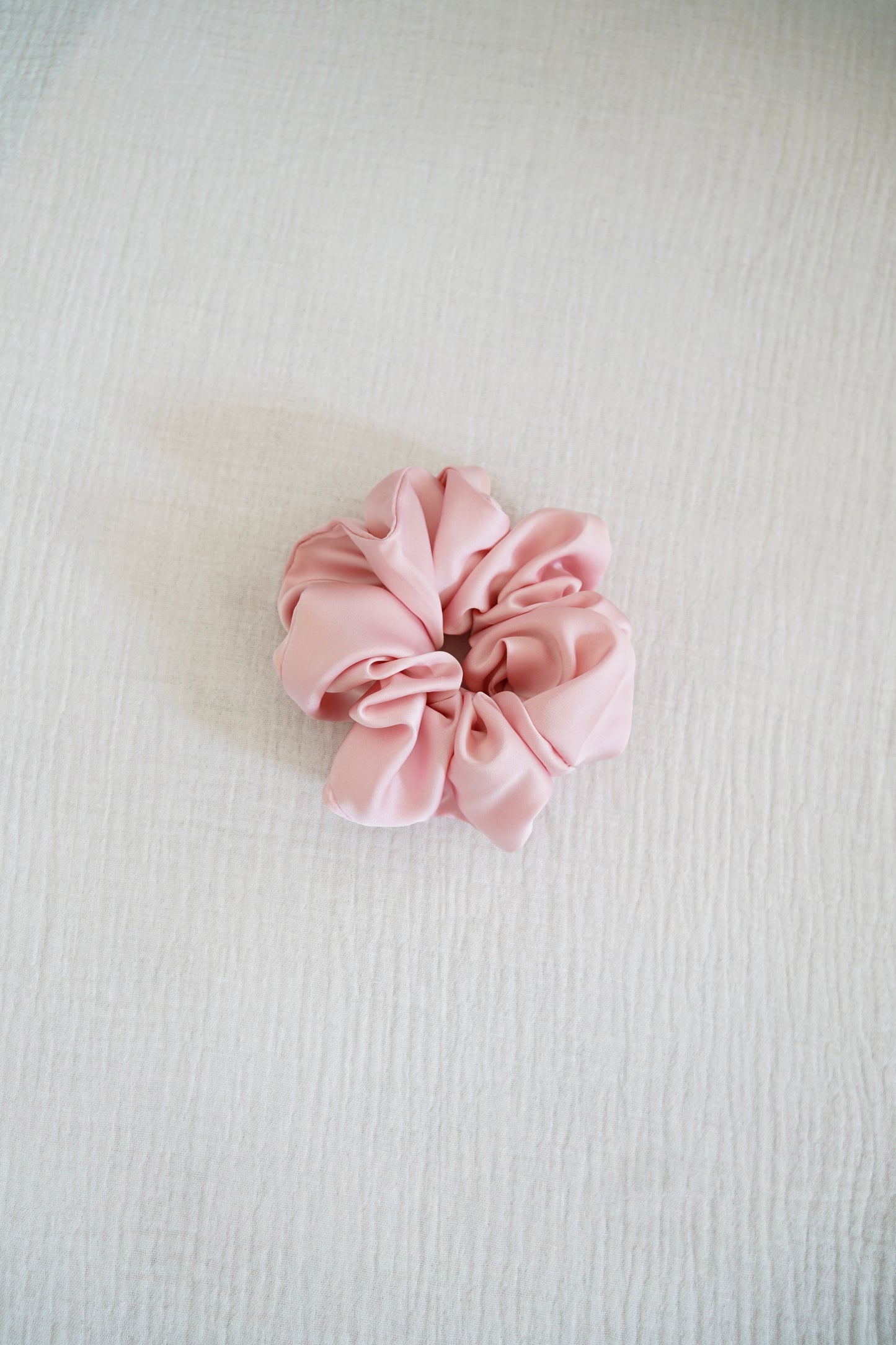 Chouchou en soie Rose