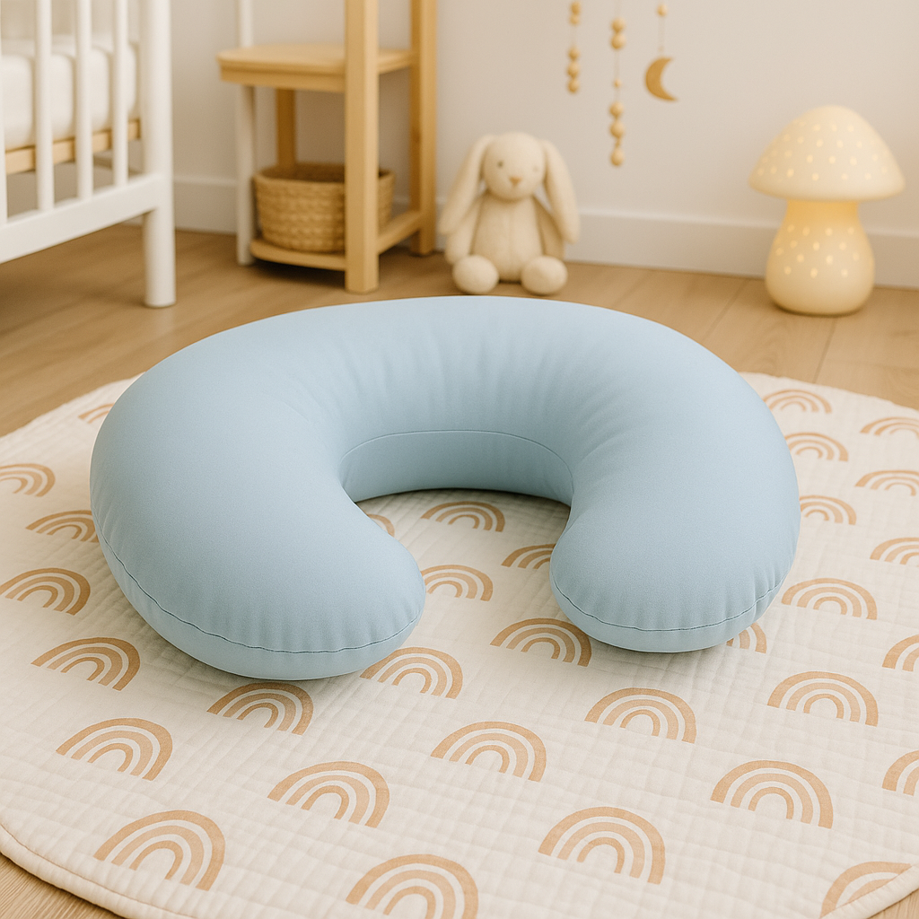 Coussin d'allaitement Bleu Ciel