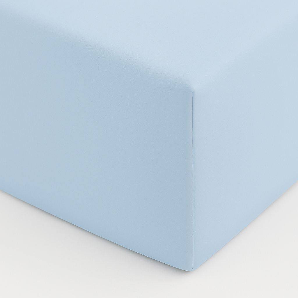 Drap Housse Cododo Berceau 50 cm x 85 cm Bleu Ciel