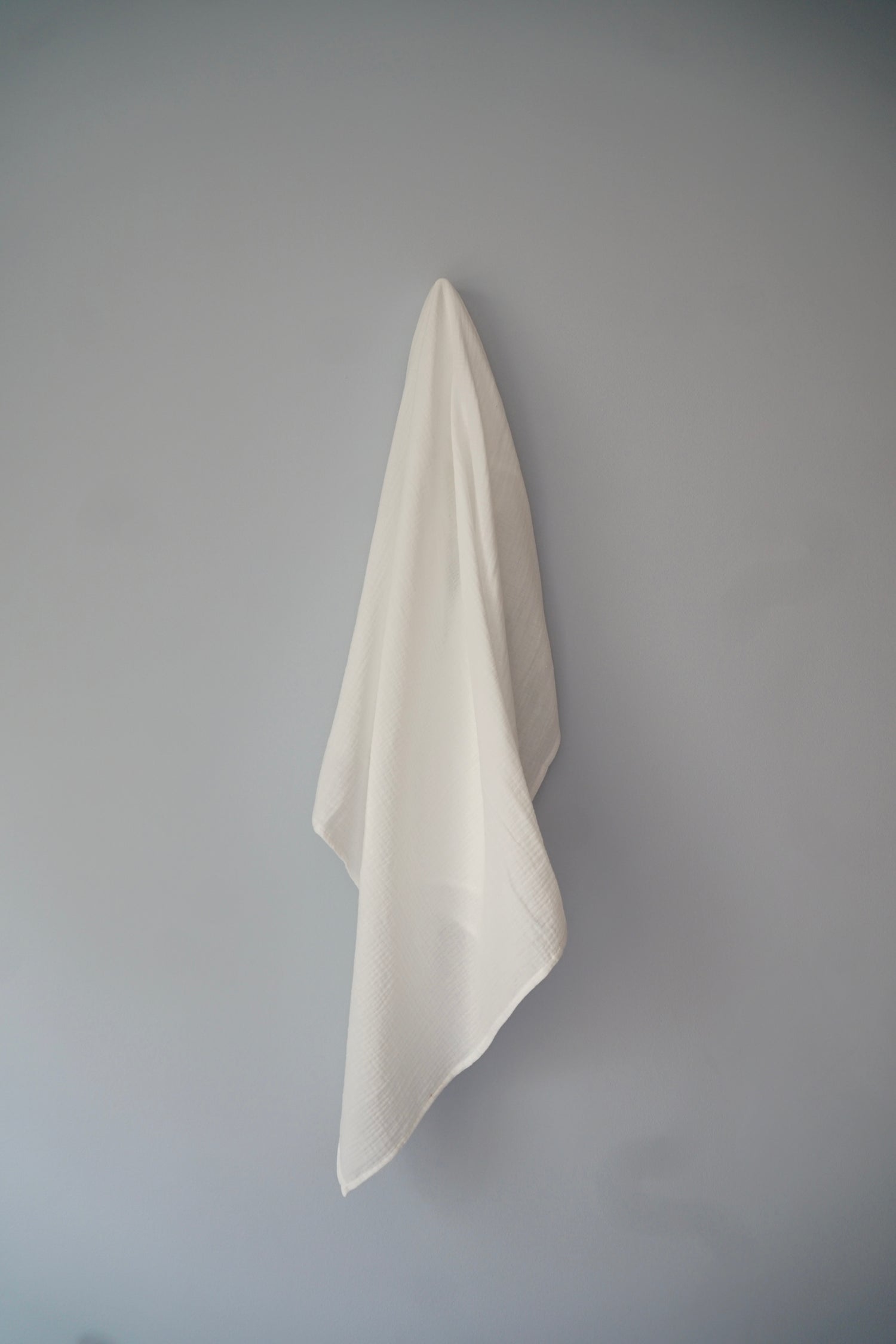 Maxi lange 100 x 100 cm Gaze Blanc
