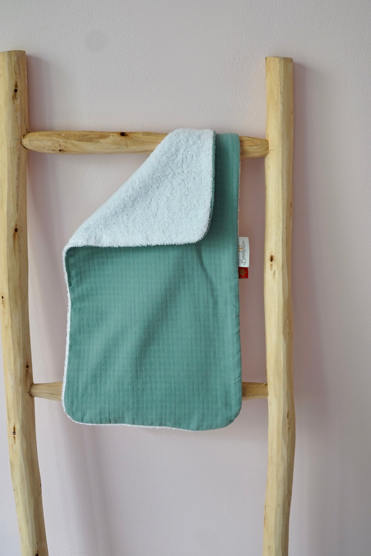 Serviette de Rot Bavoir d'épaule Vert Eau