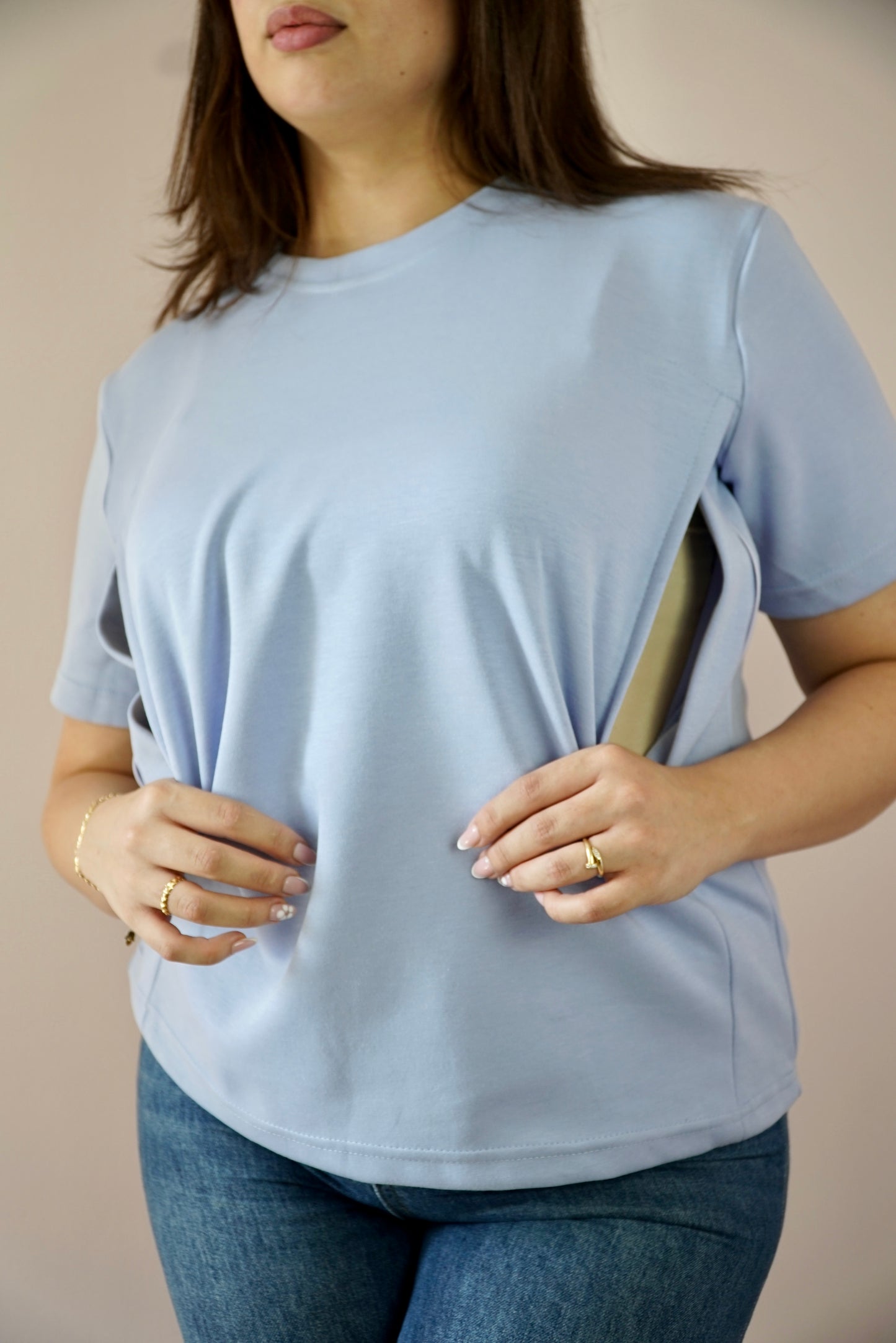 T-Shirt d'allaitement Lavande