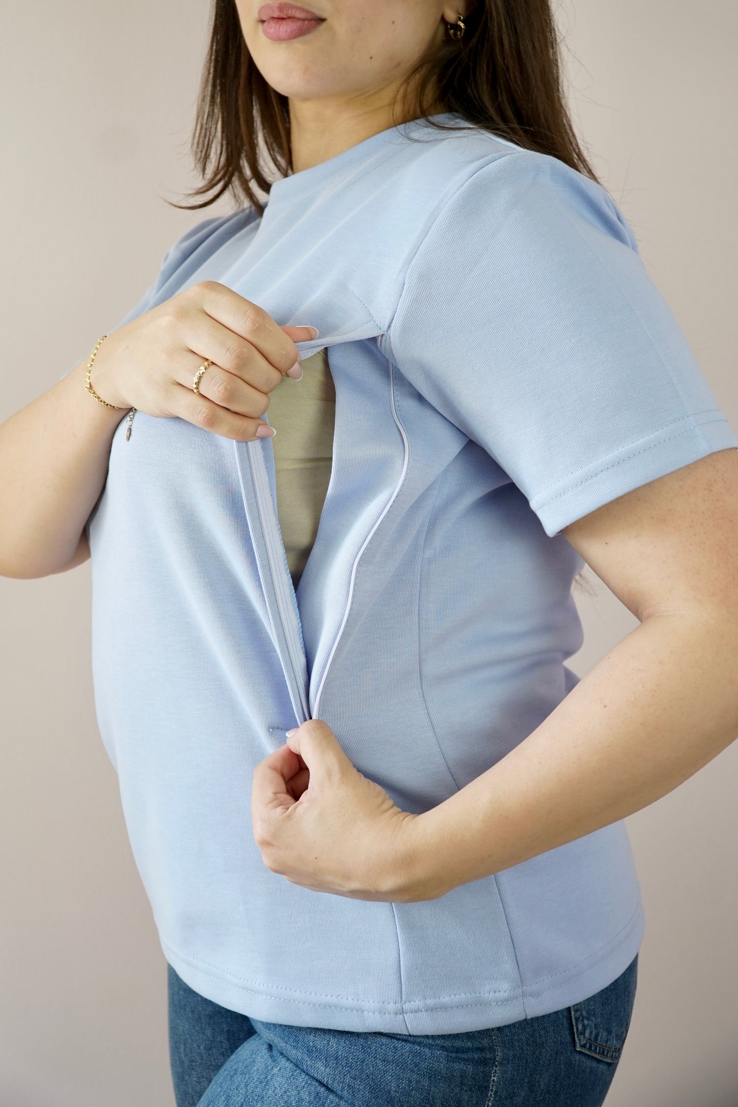 T-Shirt d'allaitement Lavande