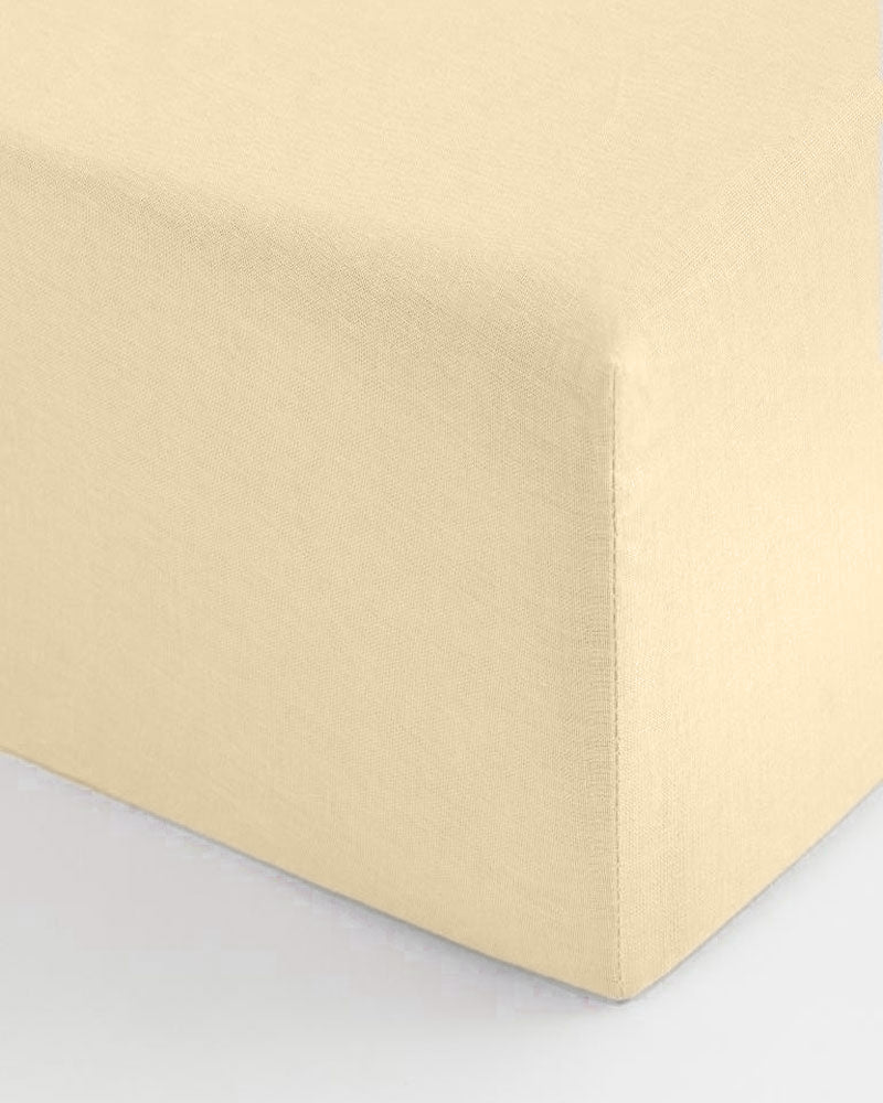 Drap Housse Jaune Cododo et Berceau 50 cm x 85 cm Jaune