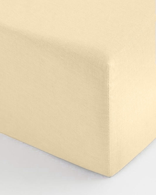 Drap Housse Jaune Cododo et Berceau 50 cm x 85 cm Jaune