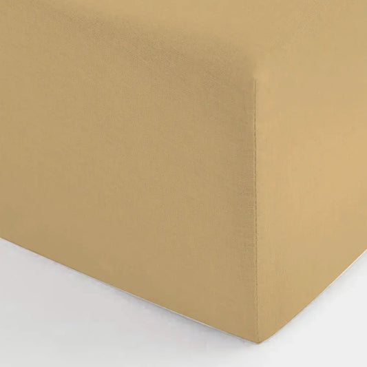 Drap Housse Cododo Berceau 50 cm x 85 cm Beige Caramel