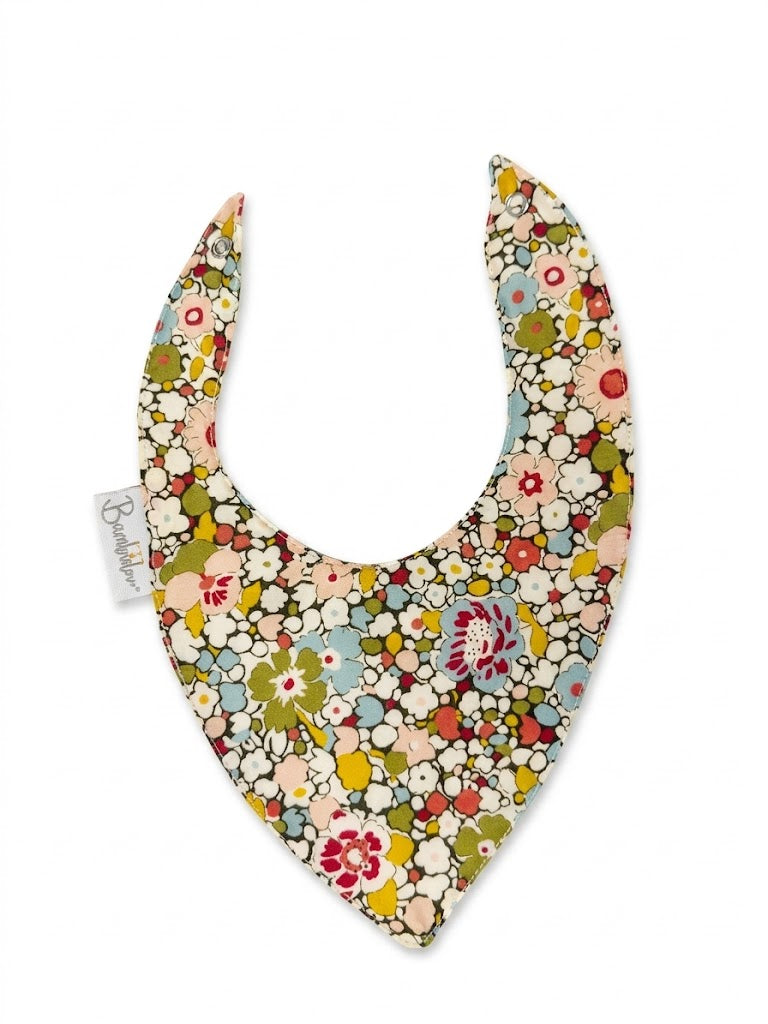 Bavoir Bandana Imperméable Fleur Multicolore
