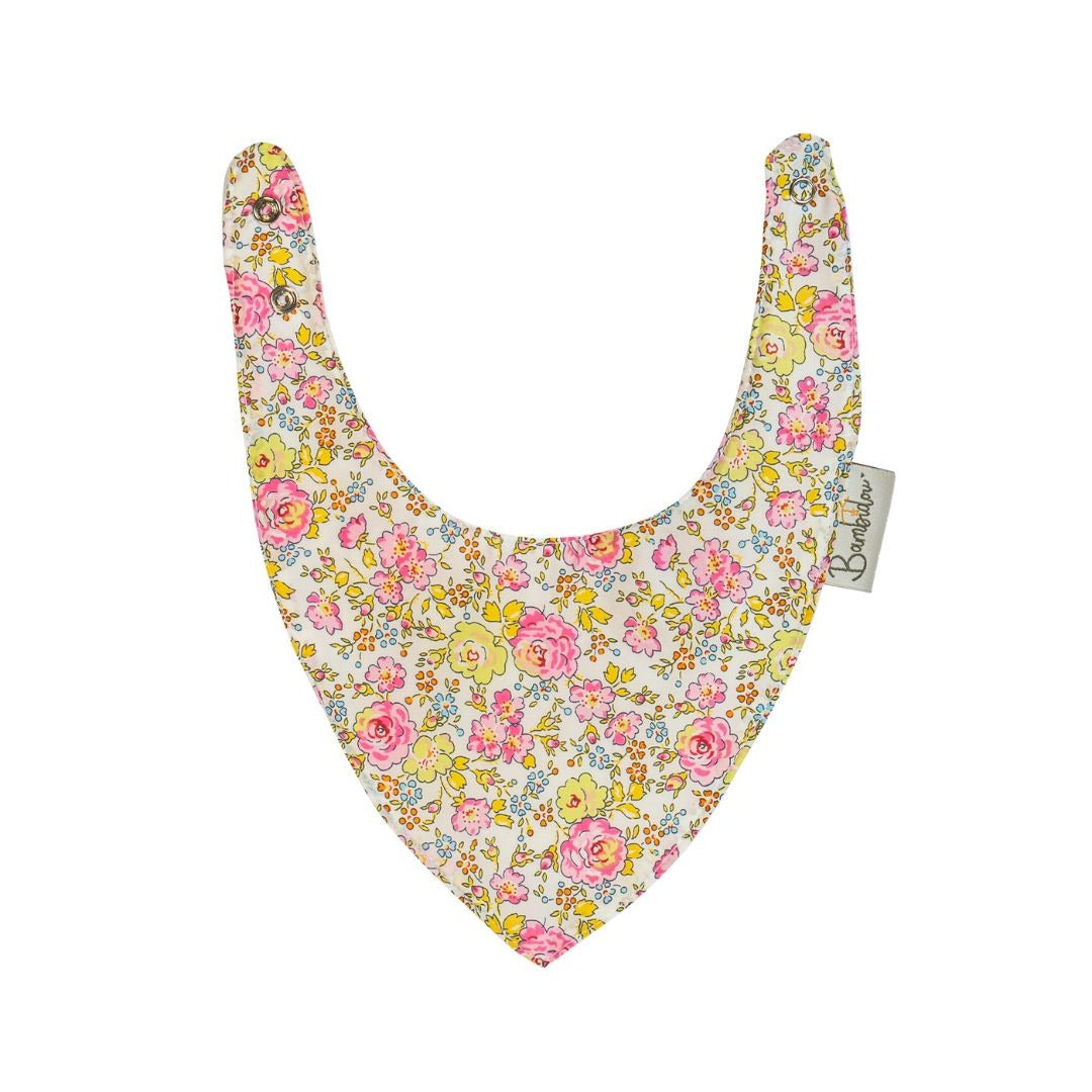 Bavoir Bandana Félicité Rose Liberty