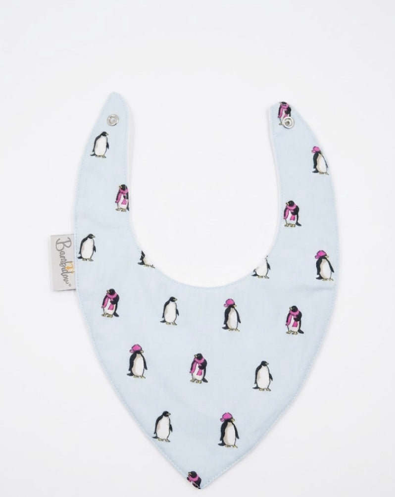 Bavoir Bandana Imperméable Pingouin