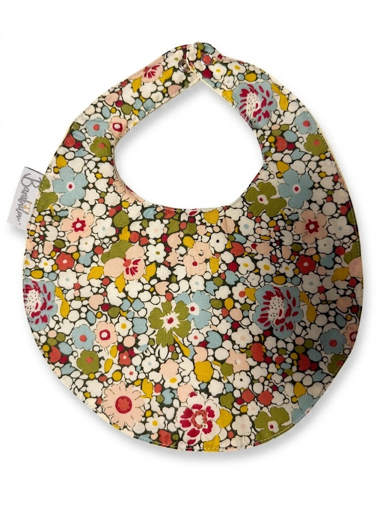 Bavoir Classique Impermeable Fleur Multicolore