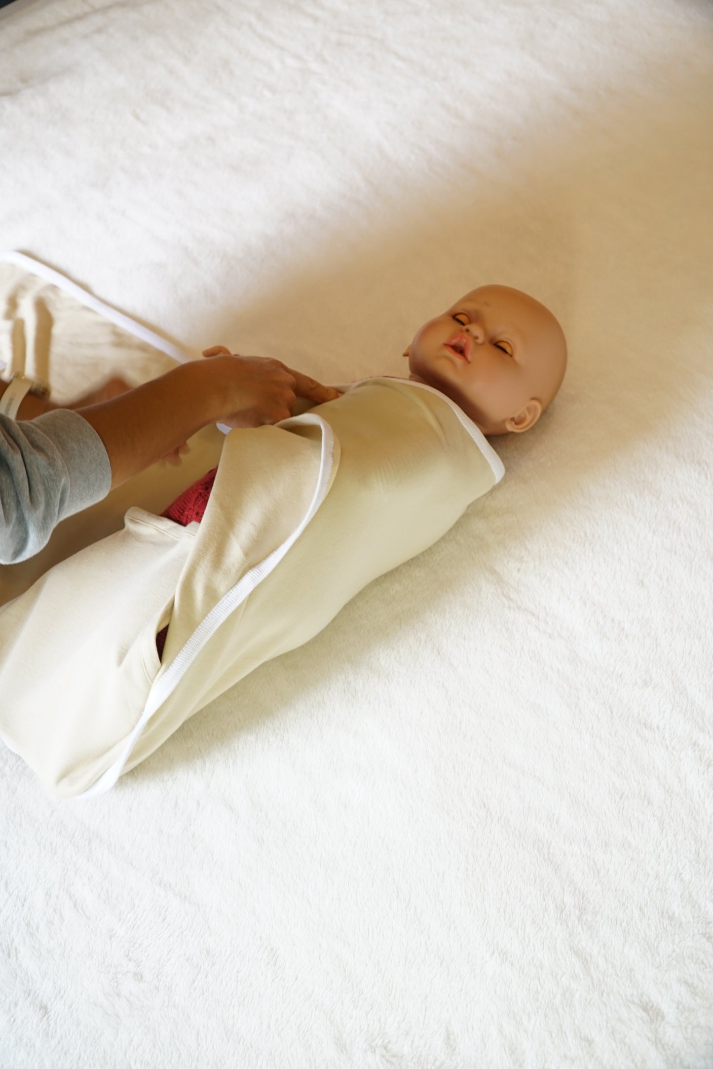 Gamat Couverture Emmaillotage Beige