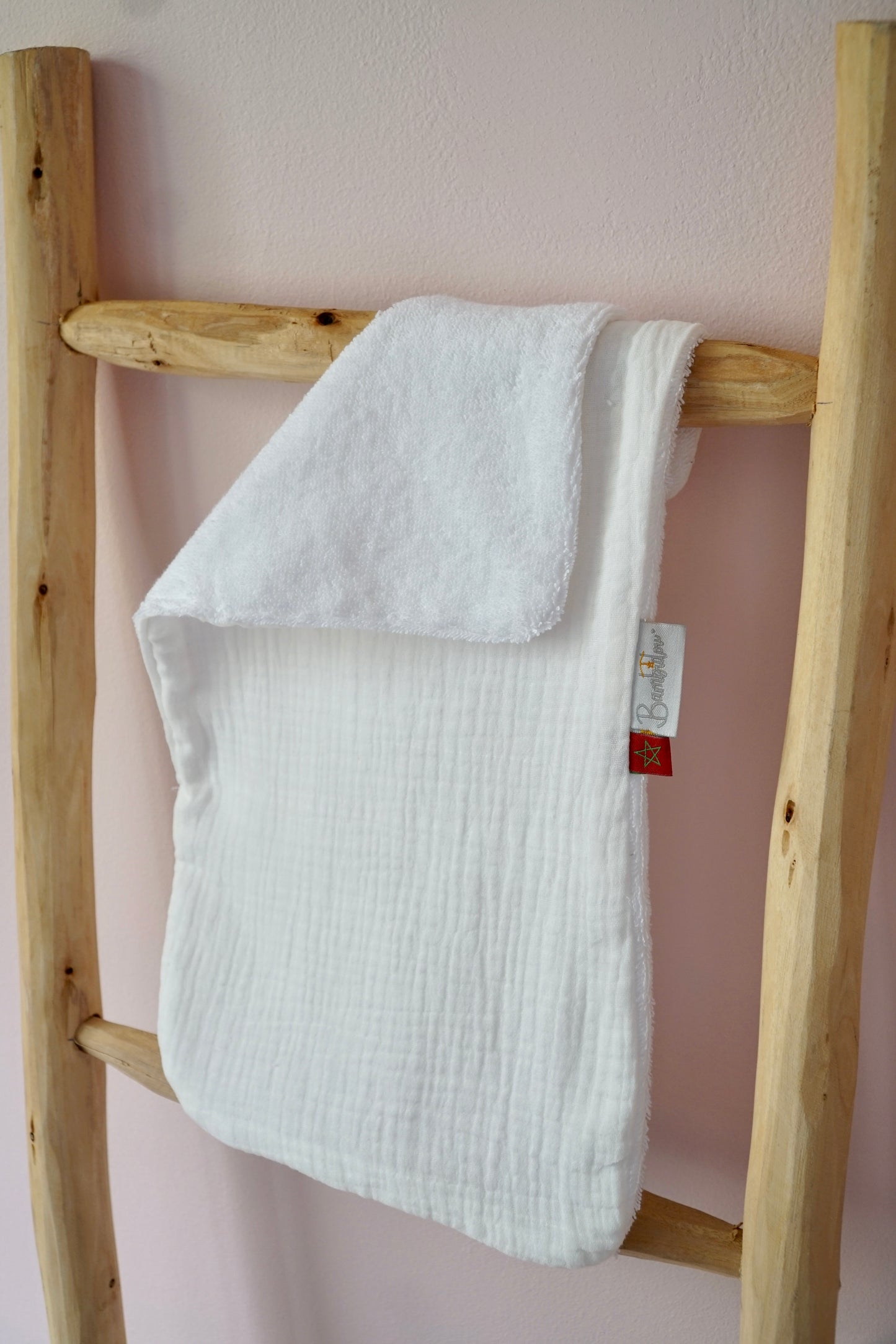 Serviette de Rot Bavoir d'épaule Gaze Blanc
