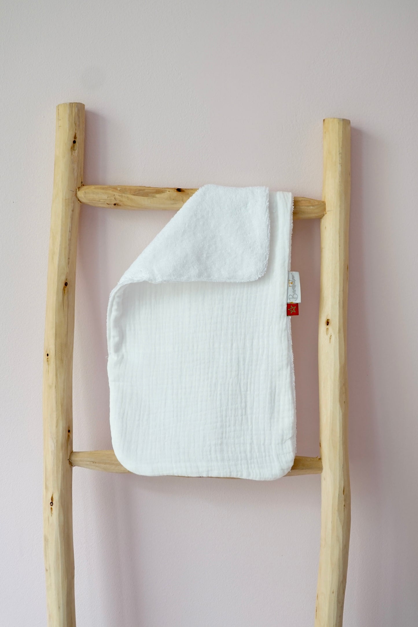 Serviette de Rot Bavoir d'épaule Gaze Blanc