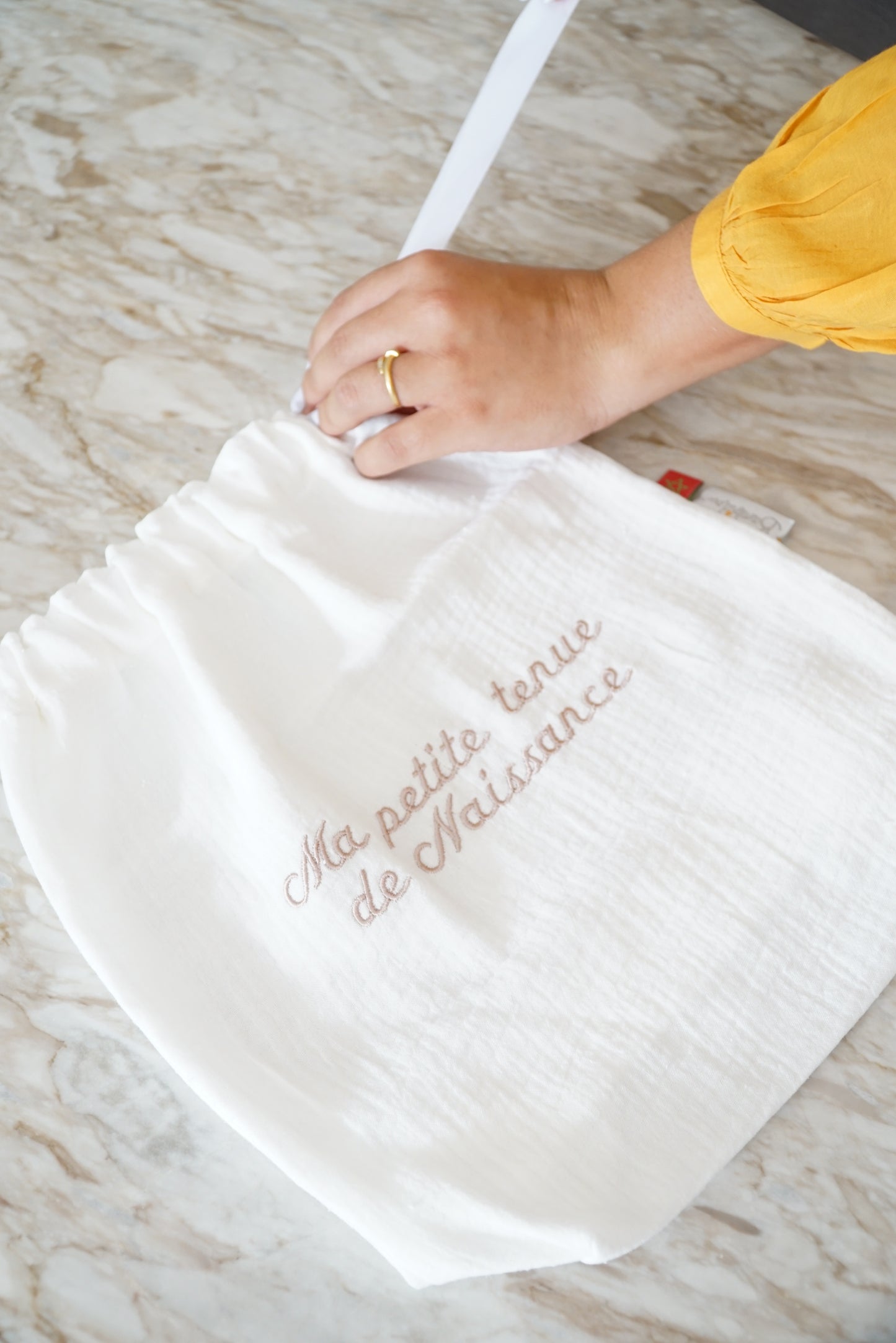 Pochon Naissance Beige