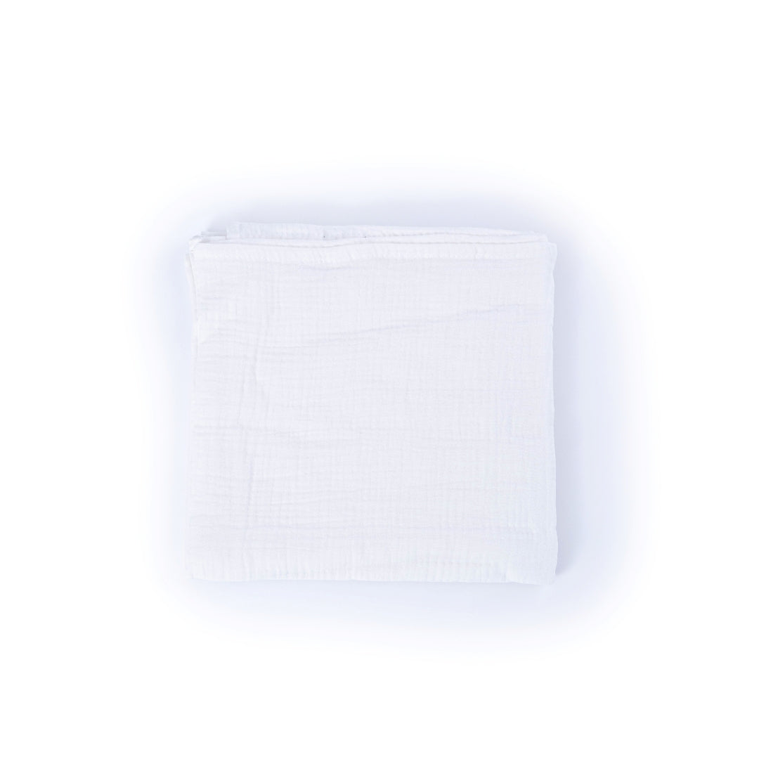 Maxi lange 100 x 100 cm Gaze Blanc