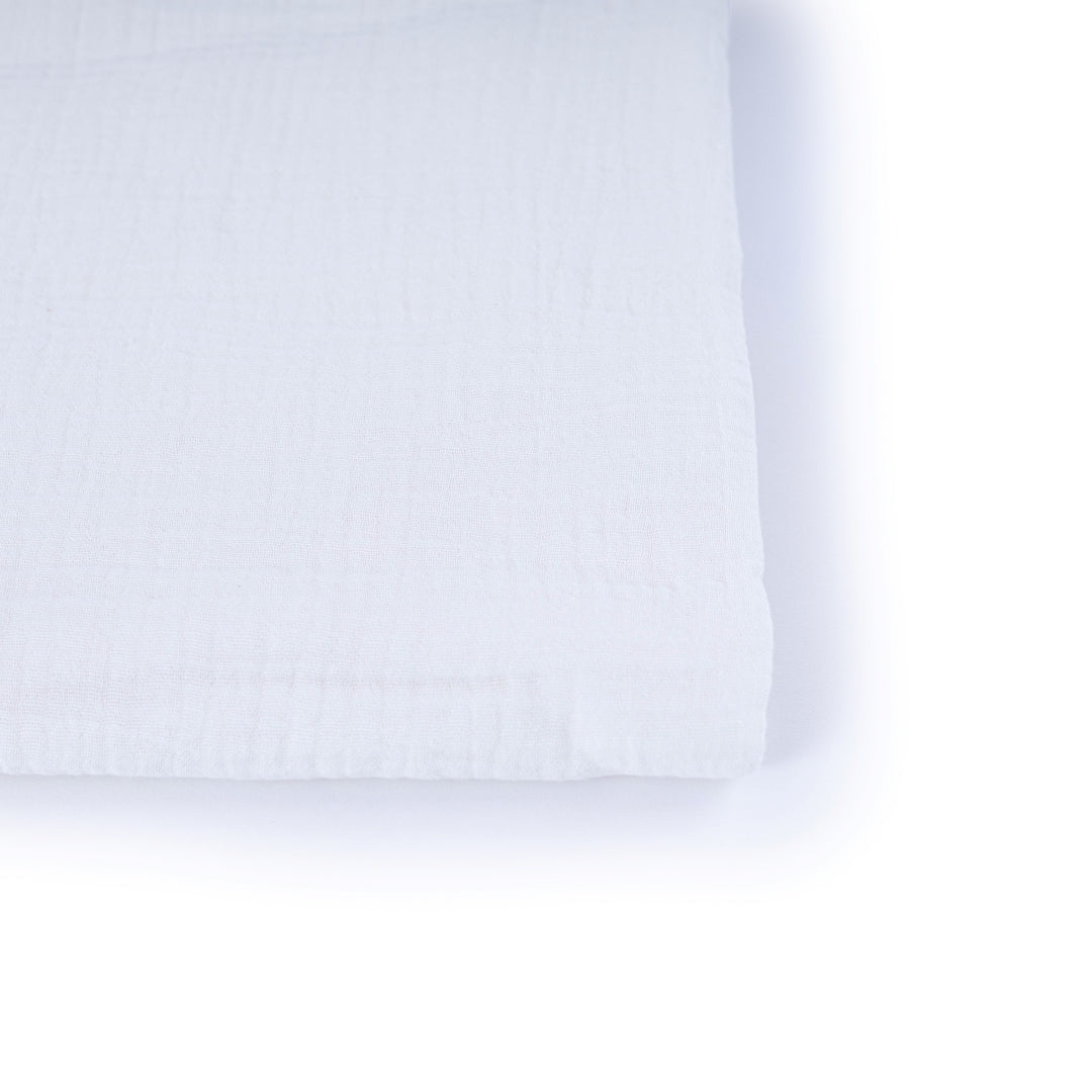 Maxi lange 100 x 100 cm Gaze Blanc