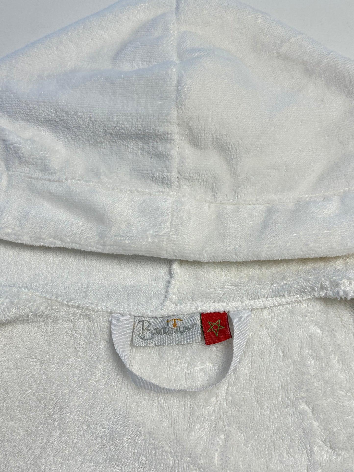 Peignoir Serviette Velours 7 - 8 ans