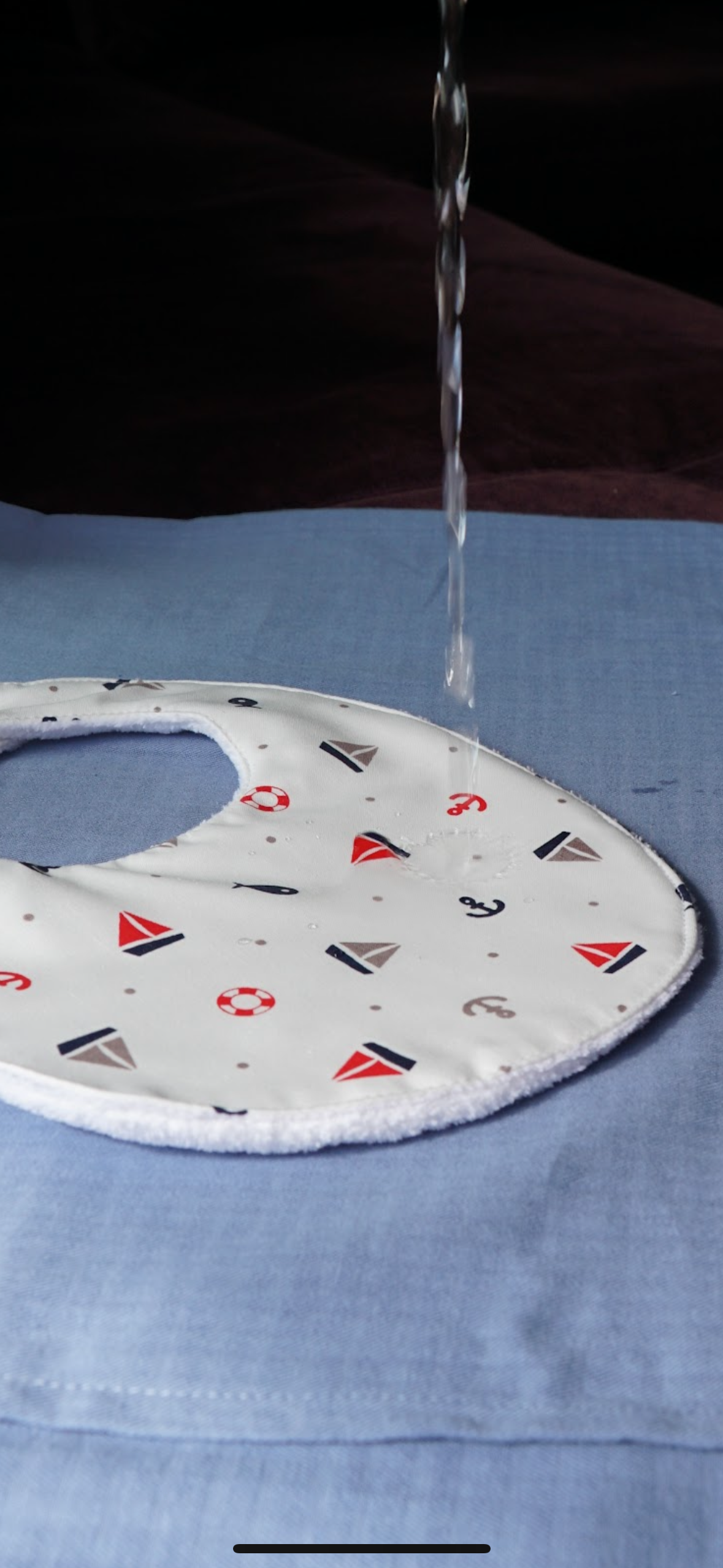 Bavoir Classique Imperméable Petits Bateaux