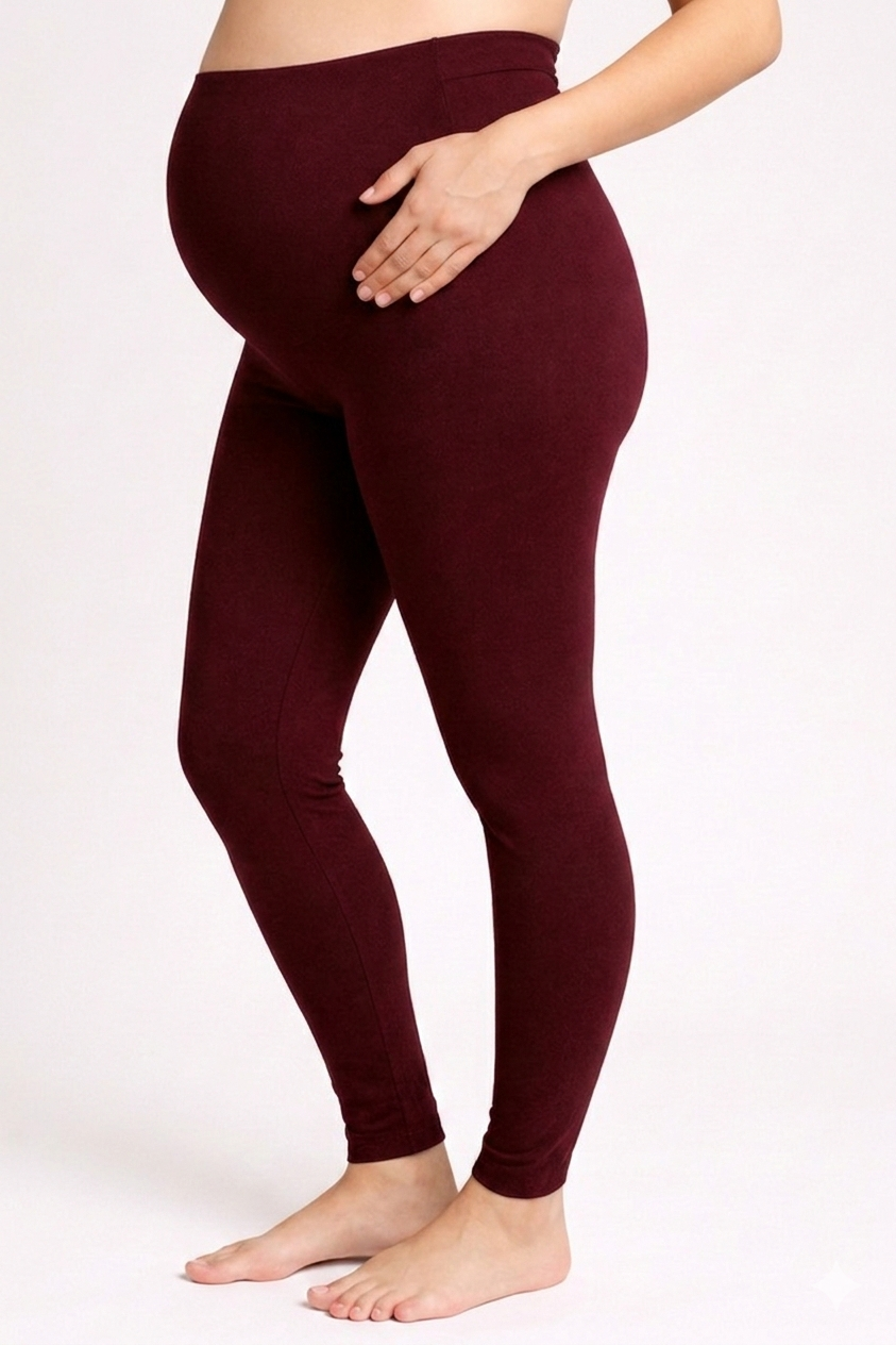 Legging de grossesse Bordeau