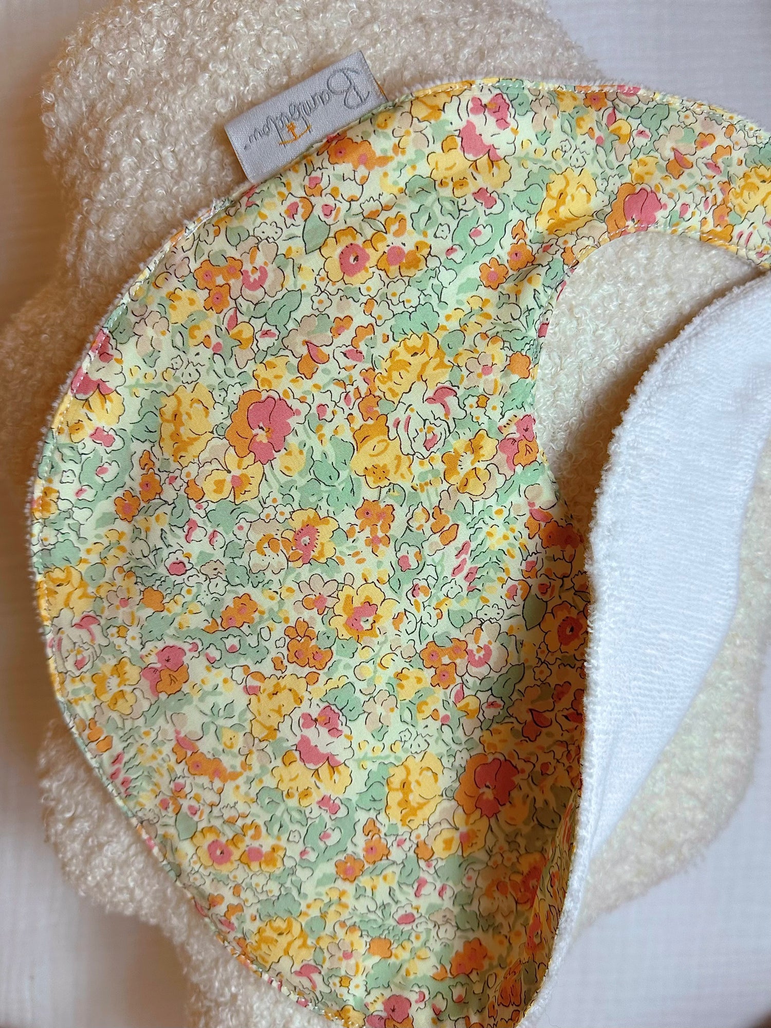 Pack 3 Bavoirs Classique Liberty Aude Jaune