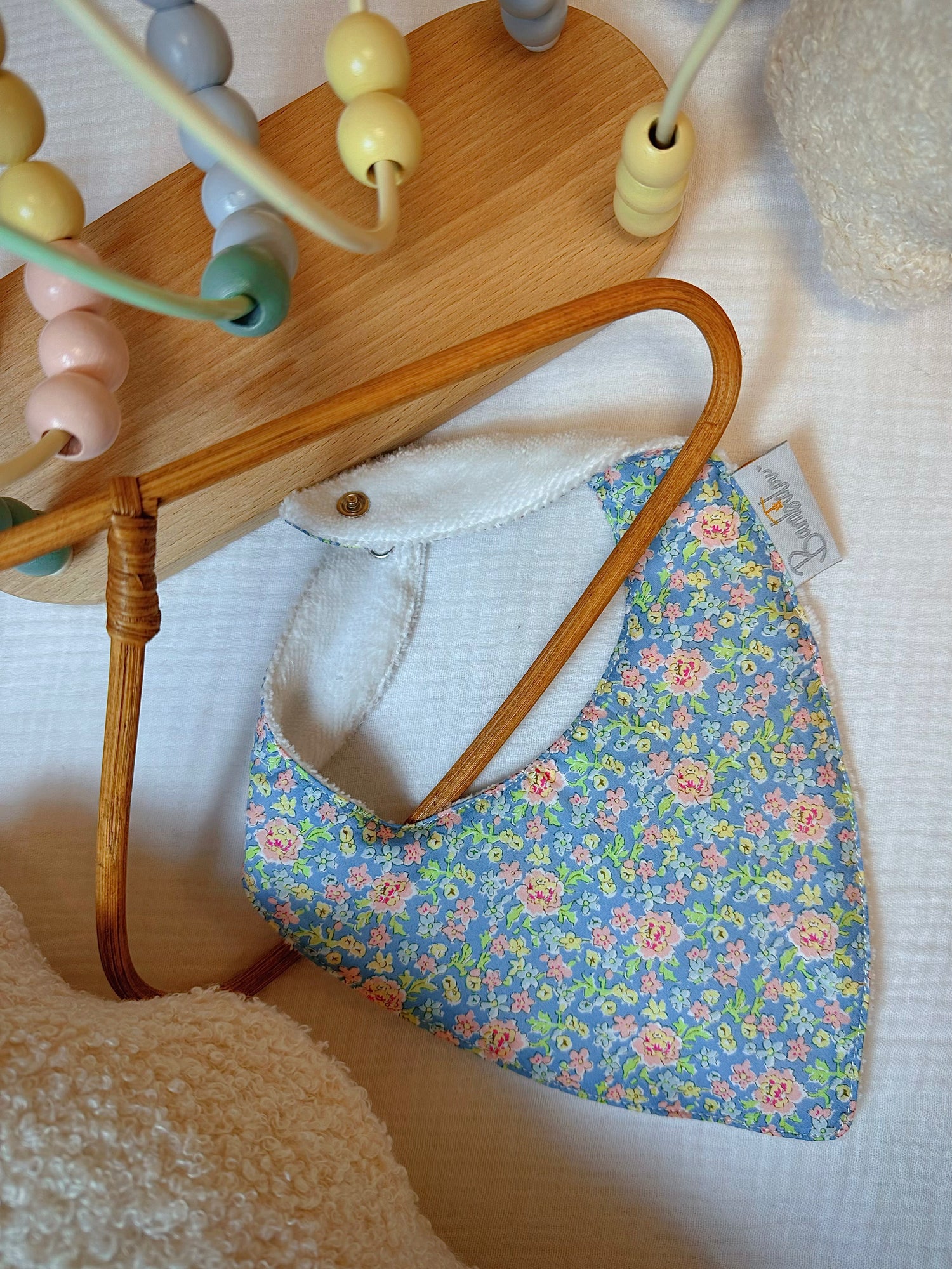 Pack 3 Bavoirs Bandana Liberty Eloise