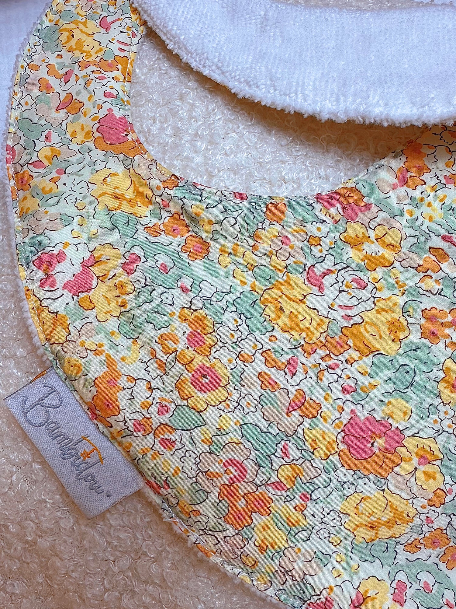 Pack 3 Bavoirs Classique Liberty Aude Jaune