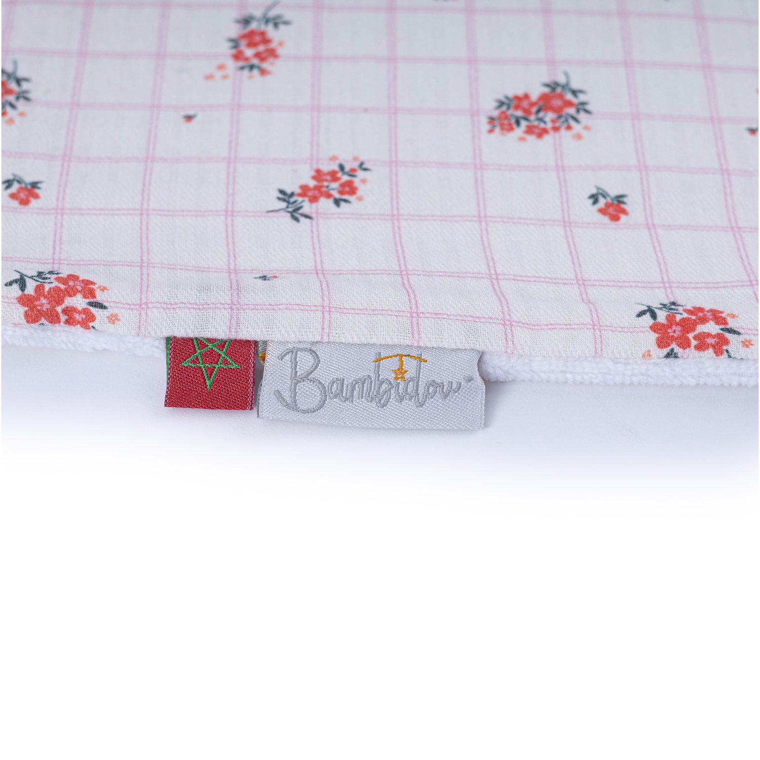 Serviette de Rot Bavoir d'épaule Begonia Rouge