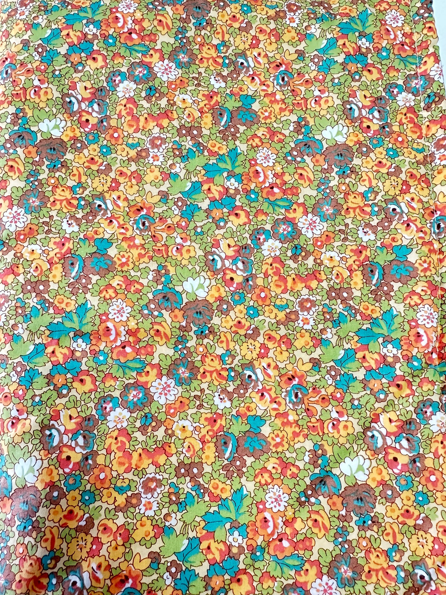 Couverture Liberty Orange 80x100 cm arrière Sherpa