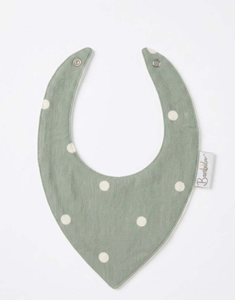 Bavoir Bandana Imperméable Vert eau