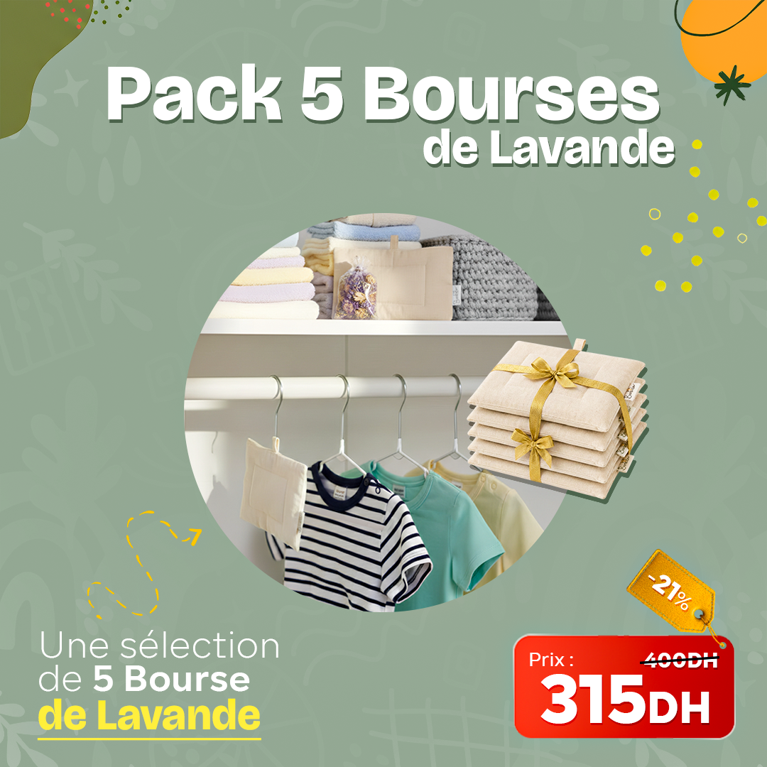 Pack 5 Bourses de Lavande ✨