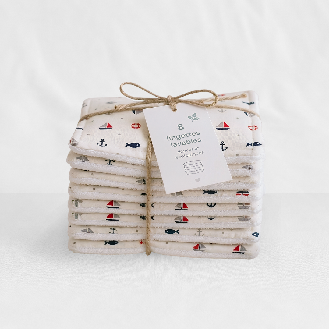 Pack 8 Lingettes Petits Bateaux