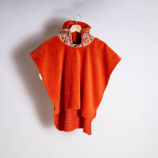 Poncho de bain 12-36 mois Terracotta