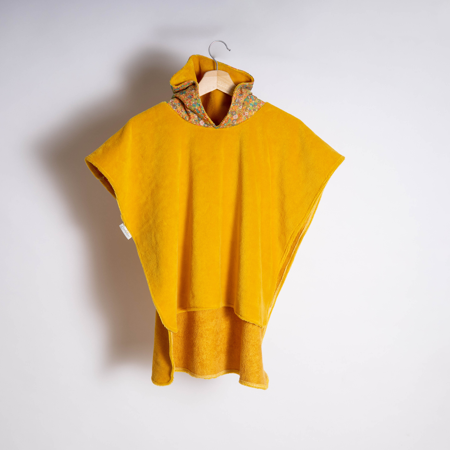 Poncho de bain 0-12 mois Ocre