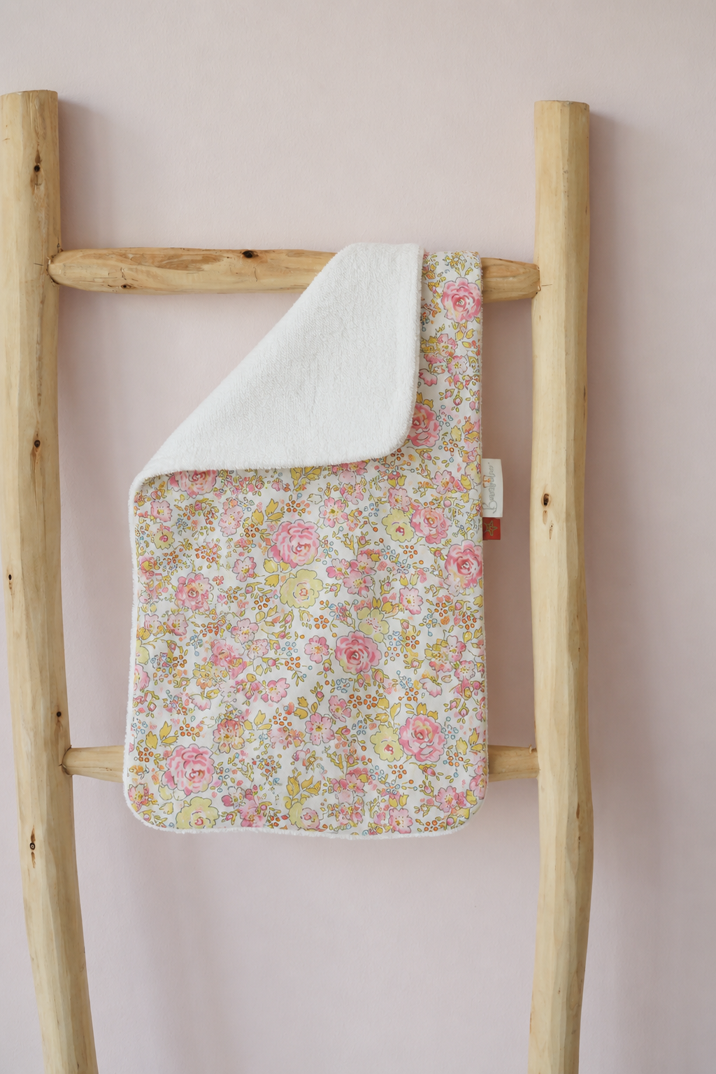 Serviette de Rot Bavoir d'épaule Liberty Félicité Rose