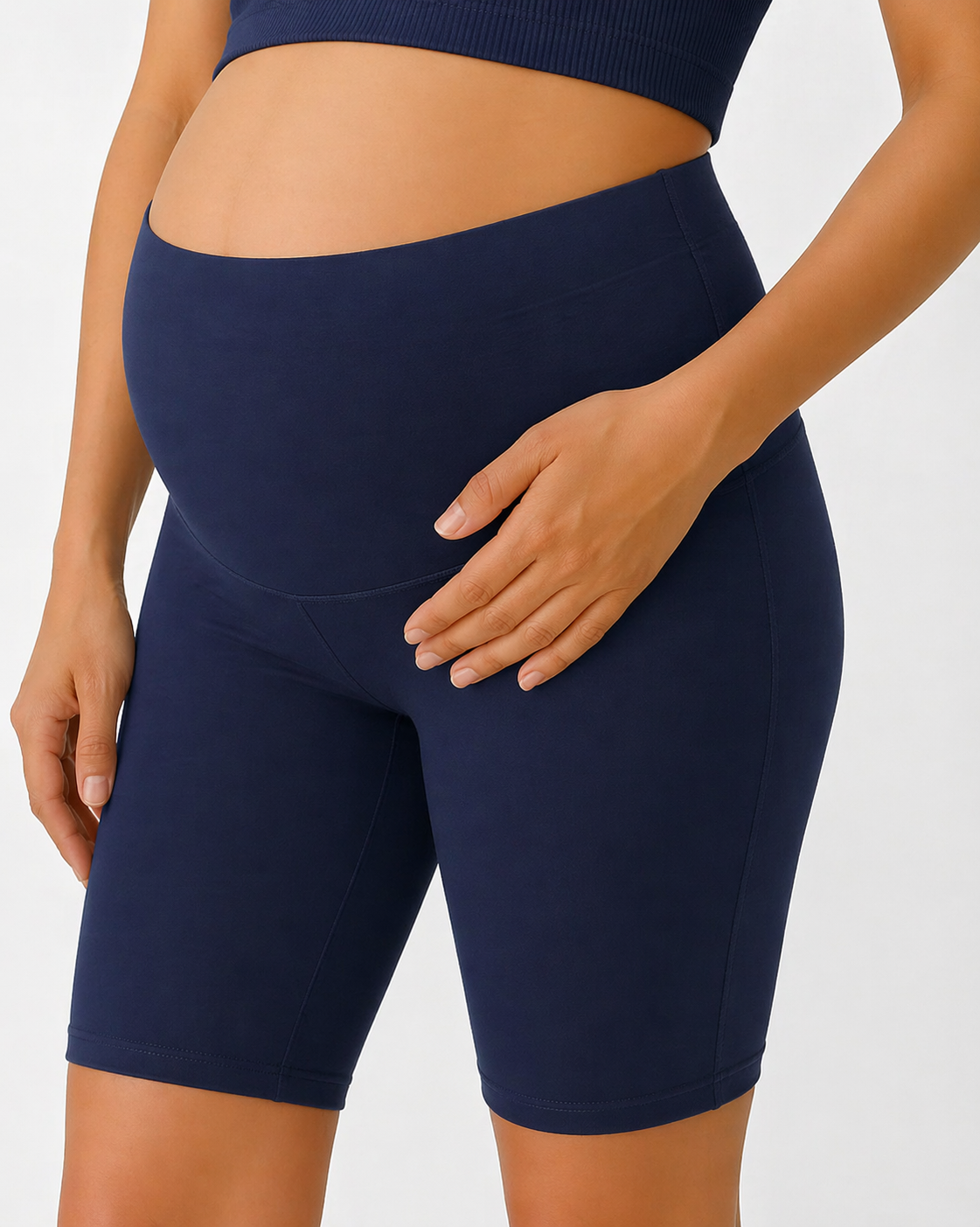 Shorty de Grossesse Bleu Marine