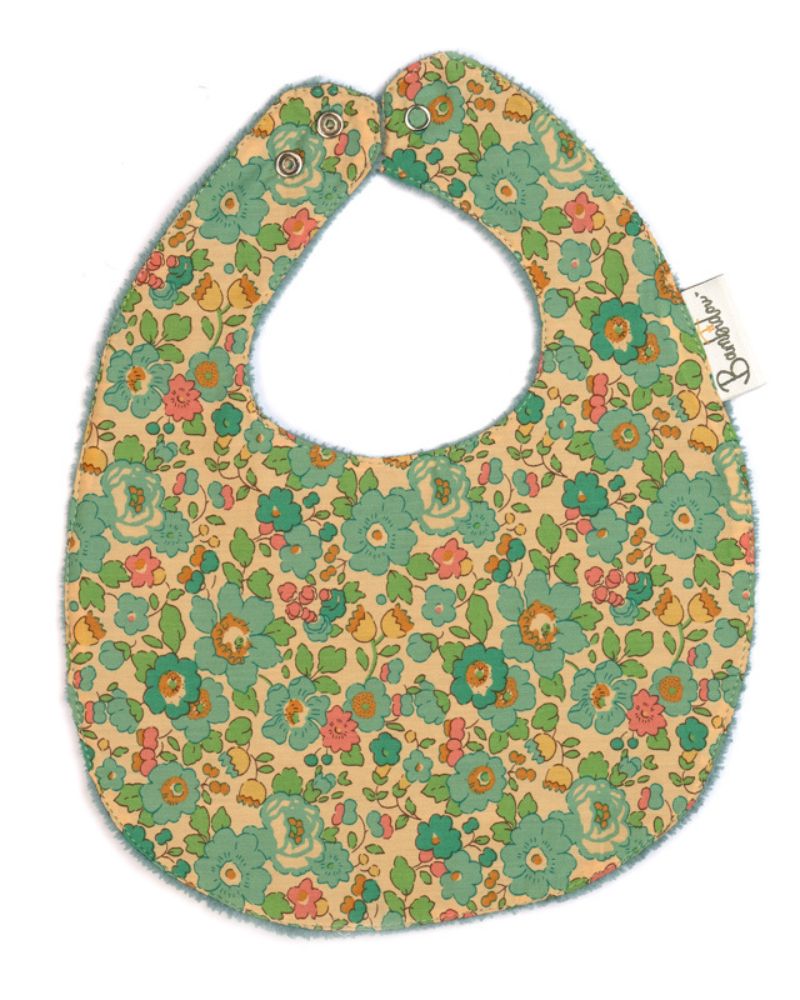 Bavoir Classique Vert Betsy Liberty