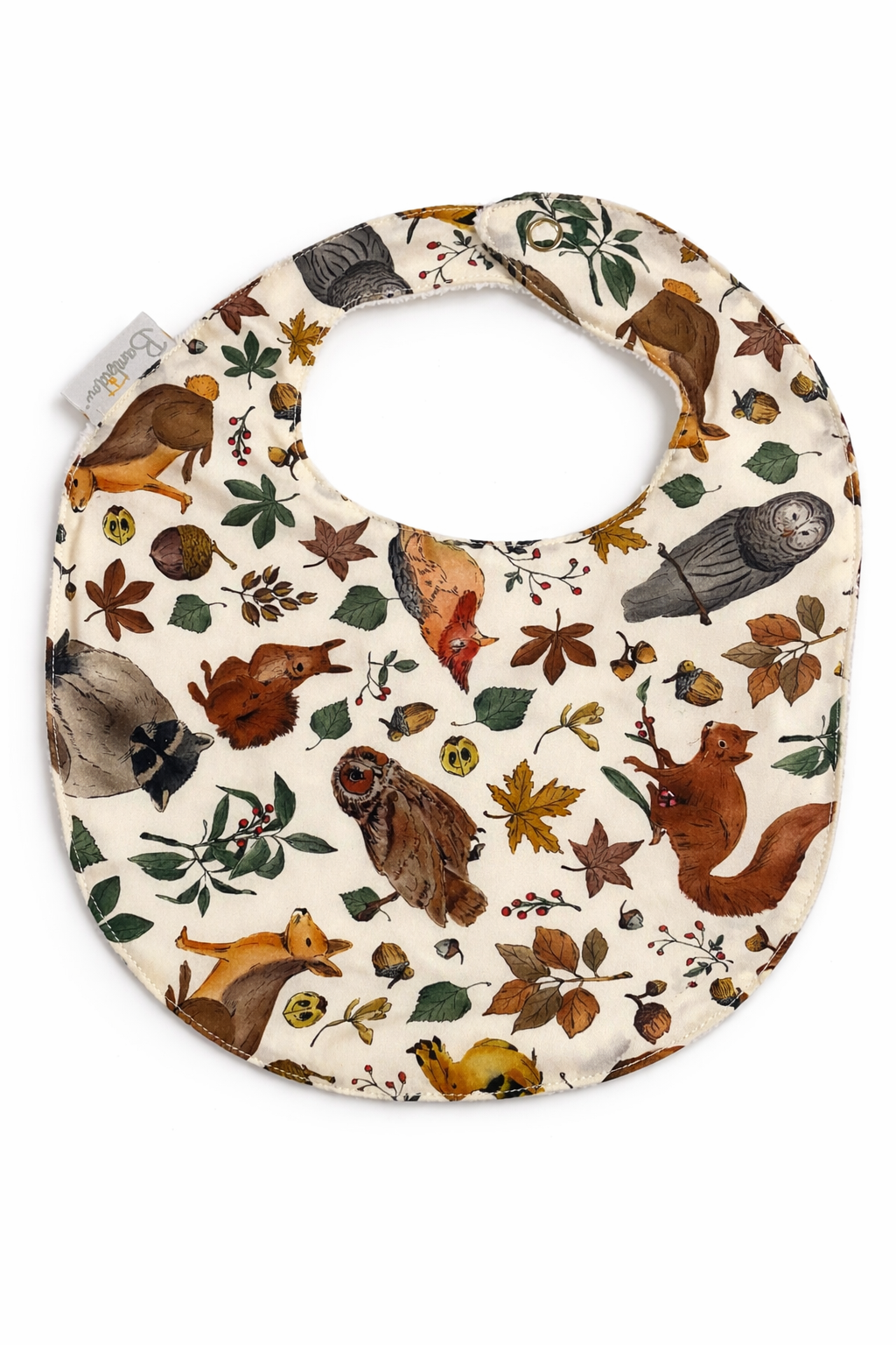 Bavoir Classique Hibou